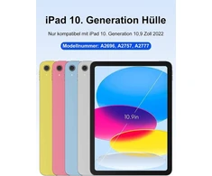 Winchking Ipad 11 Generation klaviatūra 11 colių 2025 - dėklas, skirtas Ipad 10 Generation 10.9 colių 2022, nuimama belaidė Qwertz klaviatūra (levandų violetinė)