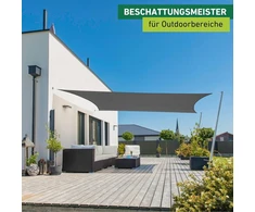 Windhager Cannes 10738 stačiakampė apsauga nuo saulės, apsauga nuo saulės sodui ir terasai, atspari uv spinduliams ir oro sąlygoms, 2 x 3 m, antracito spalvos