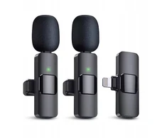 Wireless Lavalier Microphone 2.4g triukšmo mažinimo mobiliojo telefono mikrofonas