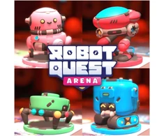 Wise Wizard Games Robot Quest Arena stalo žaidimas nuo 12 metų 2-4 žaidėjams 30-60 minučių žaidimo laikas