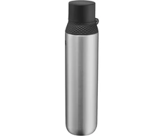 Wmf Waterkant Iso2go nerūdijančio plieno gertuvė, 750 ml, termosas, izoliuota gertuvė, tinkama gazuotiems gėrimams, Autoclose uždarymas, nepralaidi, be Bpa