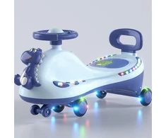 Wobble automobilis, stabilus universalus ratų žaislas, mažas triukšmas nuo 1 iki 6 metų (mėlynas)
