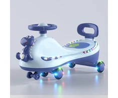 Wobble automobilis, stabilus universalus ratų žaislas, mažas triukšmas nuo 1 iki 6 metų (mėlynas)
