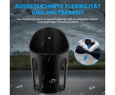 Wodhmiey gėrimo laikiklis ant vairo, universalus motociklo puodelio laikiklis su plastikine medžiaga, tvirtas ir elastingas, universalus motociklams, patikimas