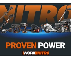 Worx Nitro Wx352.4 akumuliatorinis smūginis gręžtuvas 20 V, bešepetėlinis variklis, 60 Nm, reguliuojamas greitis, Led lemputė (įskaitant 75 dalių antgalių rinkinį, 2 x 2,0 Ah Powershare akumuliatorius)