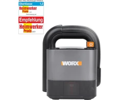 Worx Wx030.9 Max akumuliatorinis automobilinis dulkių siurblys be maišelio, rankinis dulkių siurblys 20 V su plyšio antgaliu ir kombinuotu antgaliu, be akumuliatoriaus ir įkroviklio