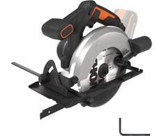 Worx Wx526.9 akumuliatorinis diskinis pjūklas 20v - 165mm pjūklo diskas - 0-50° pakreipimo kampo reguliavimas be įrankių - 55mm maksimalus pjūvis (90°) - kompaktiškas dizainas - siurbimo adapteris - akumuliatorius ir įkroviklis nepridedami