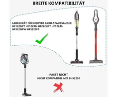Xahpower 26 V maitinimo šaltinio įkroviklis, skirtas Hoover H-free 100, 1,8 m įkrovimo laidas, suderinamas su Hoover belaidžiu dulkių siurbliu Hf122gpt, Hf122rh, Hf222upt, H-free 200, H-free 500, H-free 700, H-free
