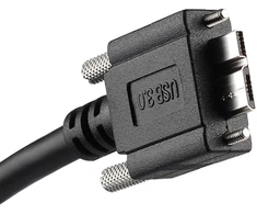 Xiwai 1.2m/3m usb 3.0 type a kabelis, jungtis nuo vyriškos iki micro usb 3.0 b vyriškos su laikiklio panelės varžtais kietajam diskui mobiliajam telefonui (3.0m)