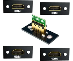 Xiwai 5 vnt./kompl. hdmi 8k "pasidaryk pats" oem a tipo moteriškos jungties lizdas su skydelio montavimo litavimo tipu