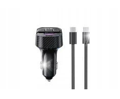 Automagnetola Xo Bcc17 Fm transmiteris, 30w, Bluetooth, juodas + Usb-c/usb-c kabelis