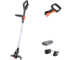 Yard Force 12v Iflex Lt F23 akumuliatorinis žoliapjovė su 4.0 Ah ličio jonų akumuliatoriumi, 23 cm pjovimo plotis, 160 cm ilgis su rankena, šepetėlinis variklis