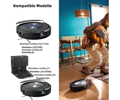 Yivy 26 dalių priedų rinkinys irobot roomba combo j7+ dulkių siurbliui, atsarginių dalių rinkinys combo j7 plus atsarginiams priedams: 4 pagrindiniai šepečiai, 6 šoniniai šepečiai, 4 hepa filtrai, 6 dulkių