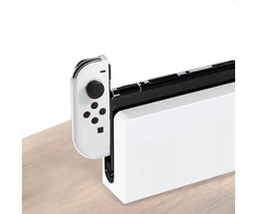 You2k Crystal dėklas, skirtas Switch Oled konsolei ir Joy-con valdikliams, telpa į doką