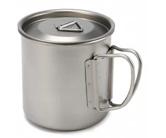 Ypač lengvas titano puodelis 400 ml