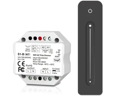 Ysrsai įleidžiamas reguliatorius ac triac led reguliatorius wifi su 2.4g rf nuotolinio valdymo transformatoriaus belaidžiu jungikliu, skirtas smart life app amazon alexa google home