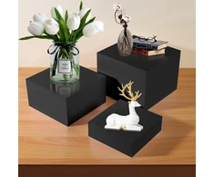 Yumsur 12.7 cm, 15.2 cm, 17.8 cm, 19.8 cm akrilinis bufeto stovas, 4 dalių maisto stovas, keksiukų, maisto ekspozicinis stovas bufetui/vestuvėms/eilei/gimtadienio vakarėliui