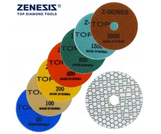 Zenesis 7 Step 100 mm Premium Hybrid granito poliravimo diskų rinkinys