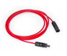 Zenex Saulės kabelio ilgintuvas 25m 4mm² Mc4 tipo, raudonas
