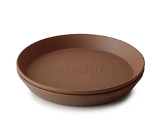 MUSHIE apvali lėkštė - Caramel (2vnt.)