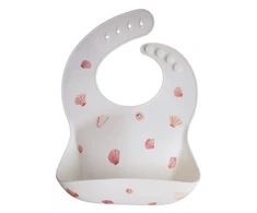 MUSHIE silikoninis seilinukas - Light Shell