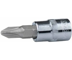KSTOOLS Antgalis galvutė 1/4" CHROMEplus PH2, KS Tools