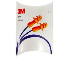 3M™ Daugkartiniai ausų kištukai su virvele, Pillow Pack, 26dB, 1271 serija 3M