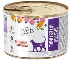 Drėgnas Kačių Maistas - 4VETS Natural Gastro Intestinal 185 g
