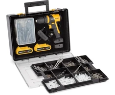 Akumuliatorinis gręžtuvas 20V 2x1,5Ah, akumuliatorinis + priedai POWXB10070 POWERPLUS XB