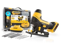 Akumuliatorinis siaurapjūklis bešepetėliniu varikliu, 20V 1x2,0Ah, POWXB50020 POWERPLUS XB