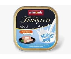 ANIMONDA Vom Feinsten Pieneliai suaugusiems su paukštiena ir kreminiu įdaru - Šlapias kačių maistas - 100g