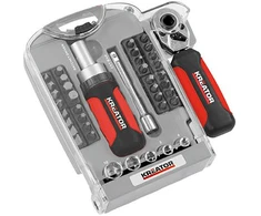 Antgalių rinkinys PH, PZ, FL, TORX (40 vnt.) KRT064610 KREATOR