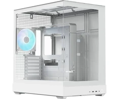 APNX V2-F-WT-v1, Tower-case - baltas, Tempered Glass x 3
