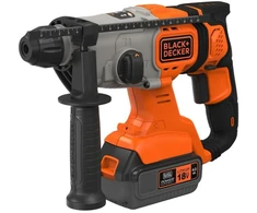 Black &amp; Decker Juodas &amp; Decker Akumuliatorinis SDS+ smūginis gręžtuvas, 18 V, 4,0 Ah, Juodas &amp; Decker [BCD900M1K-QW]