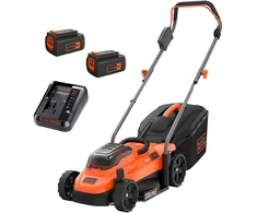 Black &amp; Decker Juodas &amp; Decker B&amp;D vejapjovė 33cm 2x36V