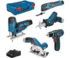 Bosch 12V Profi Set 5 vnt. GSR+GST+GOP+GKS+GSA