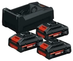 Bosch ST Starter Set 3x4 EXBA, GAL 12V/18V-80, CT