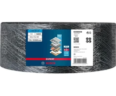 Bosch Expert Vliesrolle N880 Ultrafein S, 115mmx10m (grau, 10 Meter Rolle, zum Handschleifen)