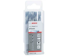 Grąžtas Bosch Sechskantbohrer 10 HSS PointTeQ Hex 6x57x98 10-tlg.