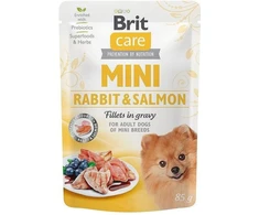 BRIT Care Mini triušiena&amp;lašiša - wet dog food - 85g