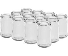Browin 132302, 12 vnt. 300 ml stiklainis su twist-off dangteliu Ø66, stiklas, be dangtelio