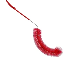 Browin 352102, lenkta butelio šepetys, 56cm, 37.5cm šereliai, raudonas, ergonomiškas