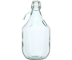 Browin 640025 stiklinis demidžonas, 5L, mechaninis uždarymas, guminė tarpinė