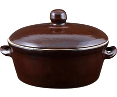Browin 771006 keraminis puodas su dangčiu, 0.8L, 21x17.4x11.7cm, rauginimui