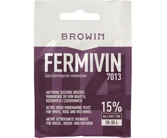 Browin Fermivin 7013 sausos vyno mielės 7g, 35L, baltam, raudonam, rožiniam vynui, 400340