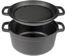 Browin ketaus puodas su keptuve 330527, 3,5 L, 26 cm, tinka visoms viryklėms, orkaitei, griliui