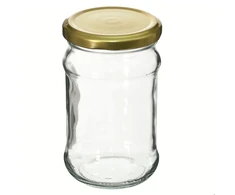 Browin konservavimo stiklainis, 132303, 300 ml, 6 vnt., stiklas, dangtelis Ø66, didelis stiprinimas, universalus dangtelis