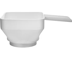 Browin piltuvas "Kvadrato apskritimas", fi 52-85 mm, 139199, 16,5 cm, 0,9 L, ergonomiškas, kvadratinis, tinka indaplovei