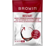 Browin Restart mielės 400305, 22 g, 25 L, 7-10 dienų, raudonasis vynas, baltasis vynas, rožinis vynas, džiovintos