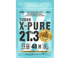 Browin Turbo X-Pure mielės 403103, 21.3%, 48h, 25L, 0.135kg, cukraus, vaisių ir grūdų misoms